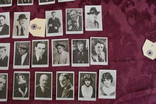 Movie stars Cigaret cards Officers Mess Cigarettes