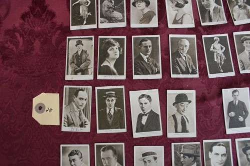 Movie stars Cigaret cards Officers Mess Cigarettes