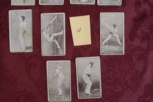 Australian and English Test Cricketers.  Cigaret cards