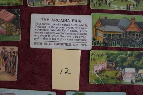The Arcadia Fair.  Cigaret cards