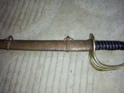 1860 Cavalry sword.
