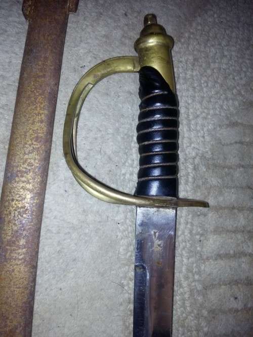 1860 Cavalry sword.