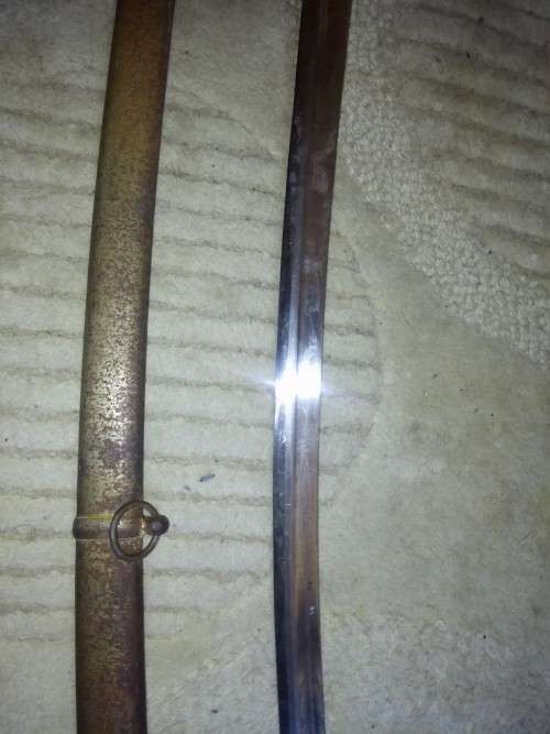 1860 Cavalry sword.