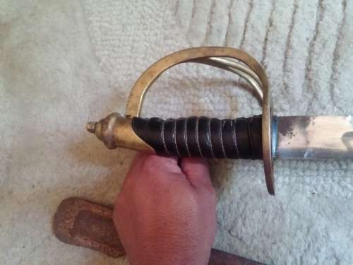 1860 Cavalry sword.