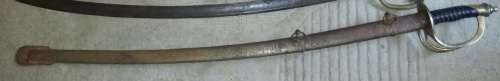 1860 Cavalry sword.