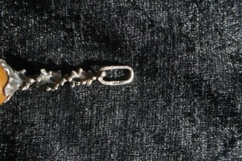 Sterling silver with Tiger Eye pendant