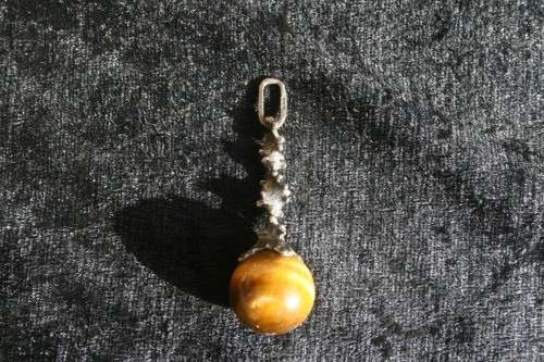 Sterling silver with Tiger Eye pendant