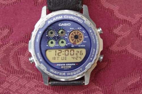 Casio Penta Graph 200m watch Working order