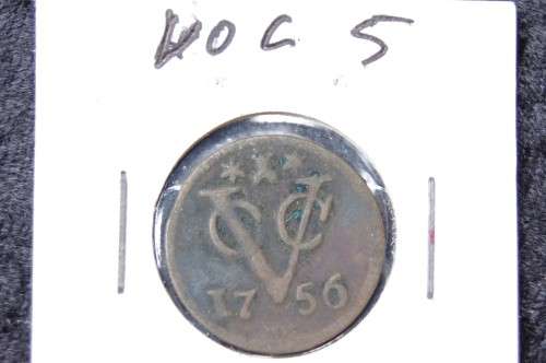 Original 1756 VOC coin