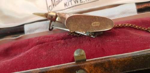 Tiger Claw set in solid Gold