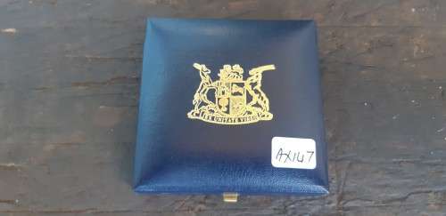 Crazy R1 start....1991 Silver Proof R1 in S A Mint  Box. Protea Verpleging series