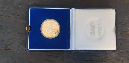 Crazy R1 start....1991 Silver Proof R1 in S A Mint  Box. Protea Verpleging series