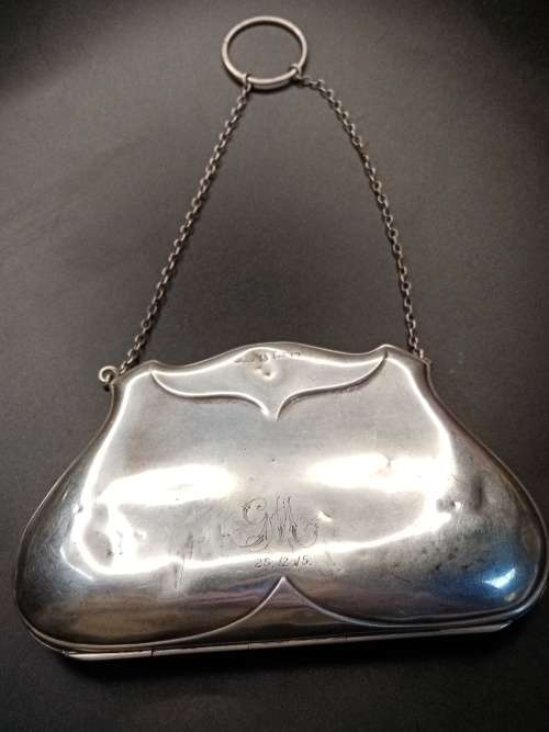 Silver ladies purse cheap