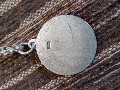 Saint Christopher pendant on chain 48 cm