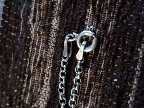 Saint Christopher pendant on chain 48 cm