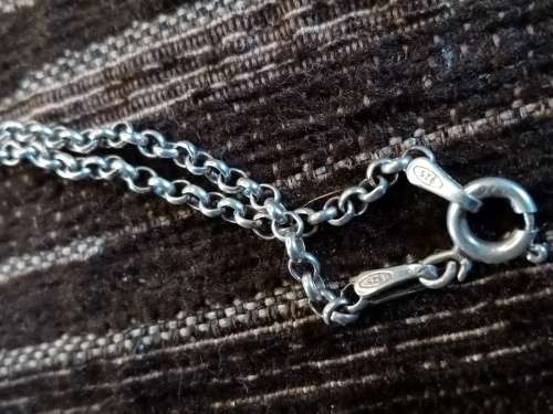 Saint Christopher pendant on chain 48 cm