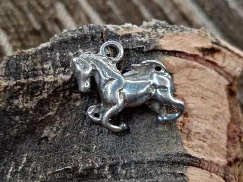 Sterling silver horse charm hotsell
