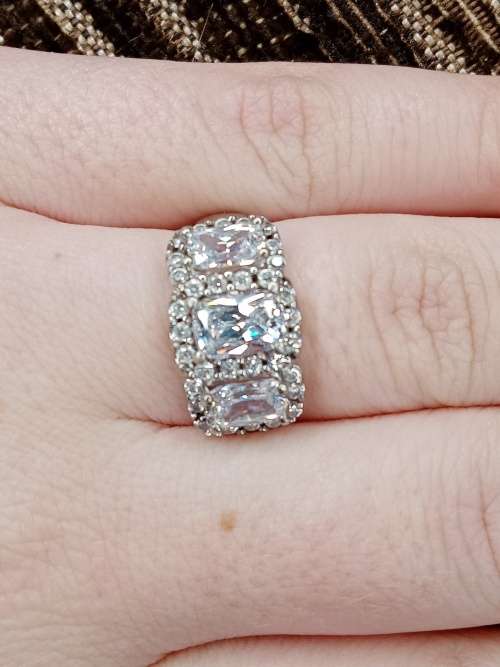 Ladies ring sterling silver Size L