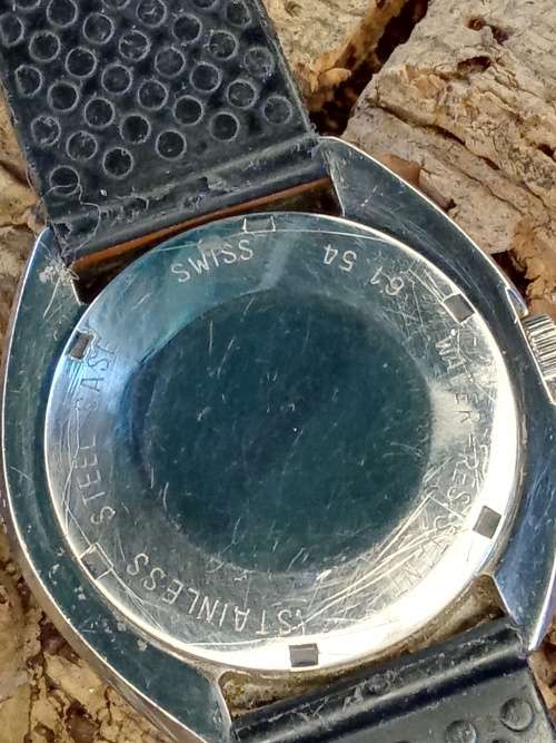 Rotary super 75 automatic wrist watch 39mm ex crown WORKING