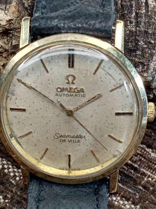 Omega seamaster De Ville wrist watch original crown 32mm ex crown WORKING
