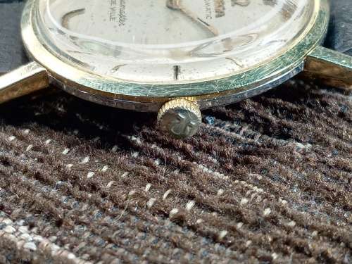 Omega seamaster De Ville wrist watch original crown 32mm ex crown WORKING