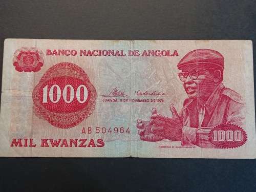 Banco nacional De Angola 1000 mil kwanzas