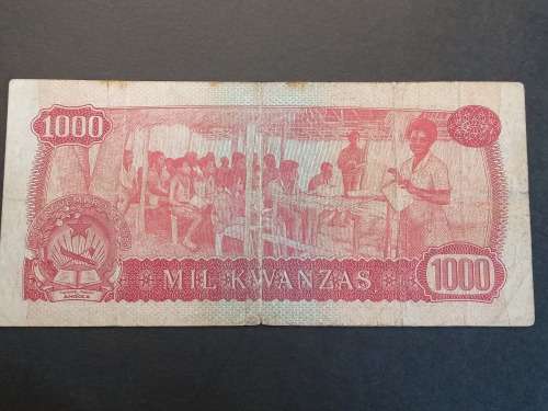 Banco nacional De Angola 1000 mil kwanzas