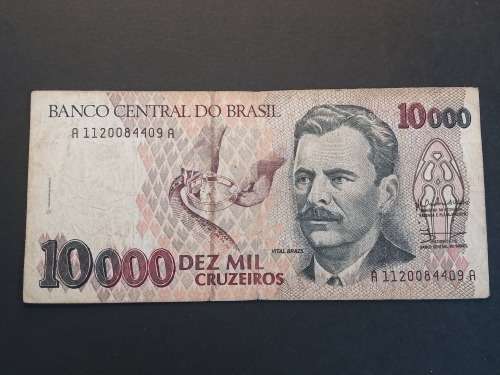 Banco Central Do Brasil 10000 Dez Mil Cruzeiros