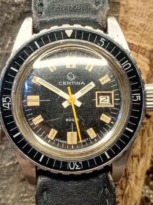 Certina wrist watch 32mm ex crown manual wind WORKING
