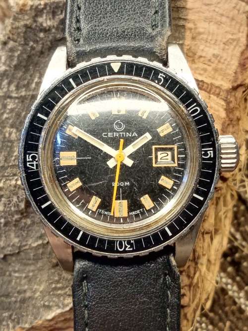 Certina wrist watch 32mm ex crown manual wind WORKING