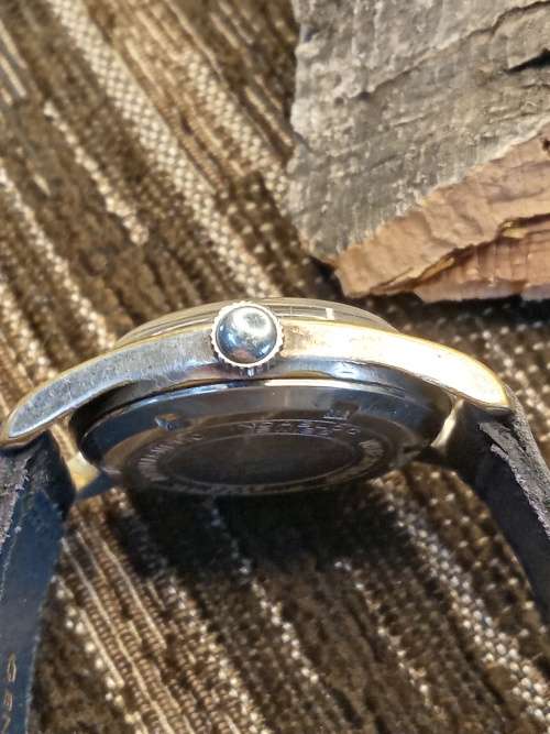 Langel wrist watch manual wind 31mm ex crown WORKING