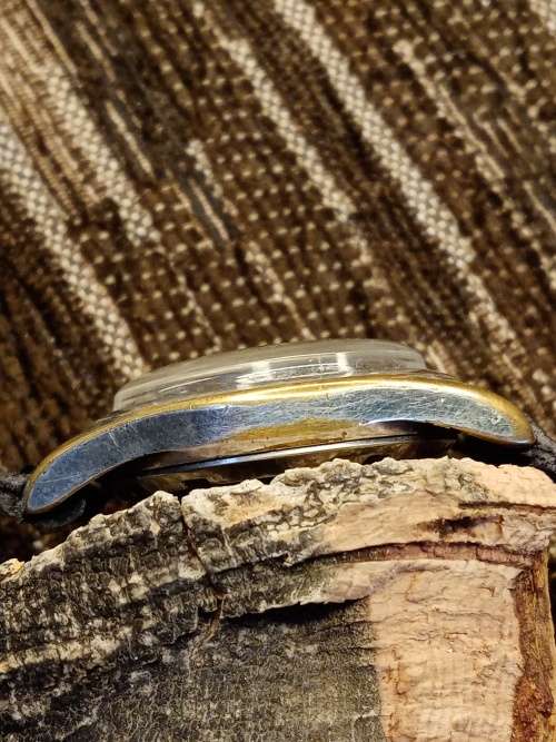 Langel wrist watch manual wind 31mm ex crown WORKING