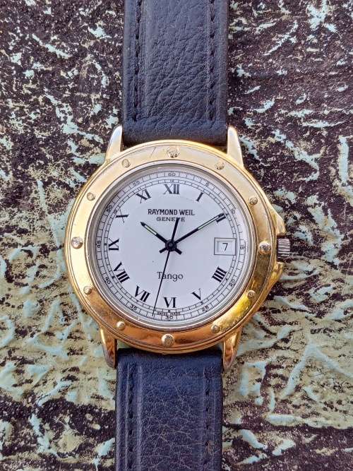 Raymond Wheel Tango wrist watch 35mm ex crown WORKING