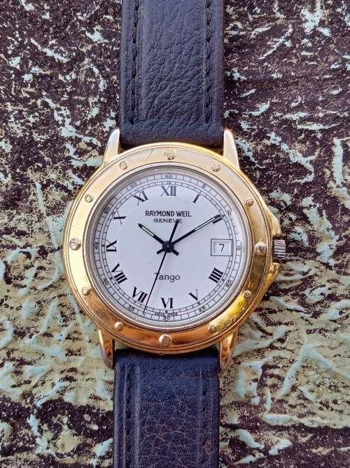 Raymond Wheel Tango wrist watch 35mm ex crown WORKING