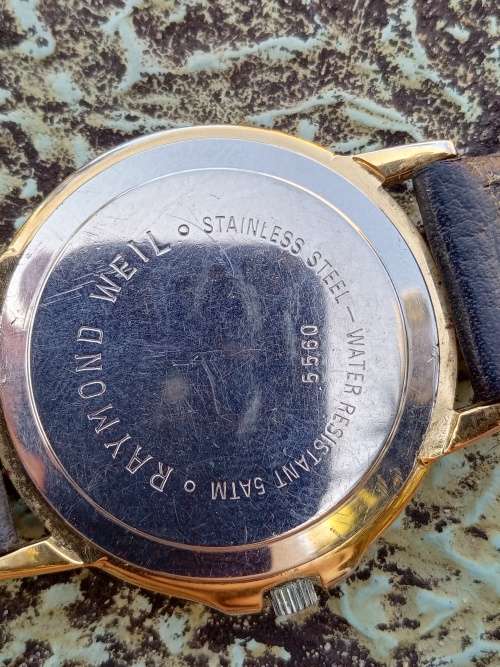 Raymond Wheel Tango wrist watch 35mm ex crown WORKING