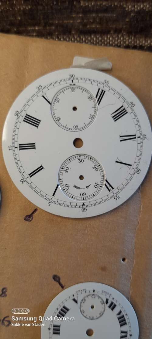 New old stock pocket watch/trench watch dials 45mm