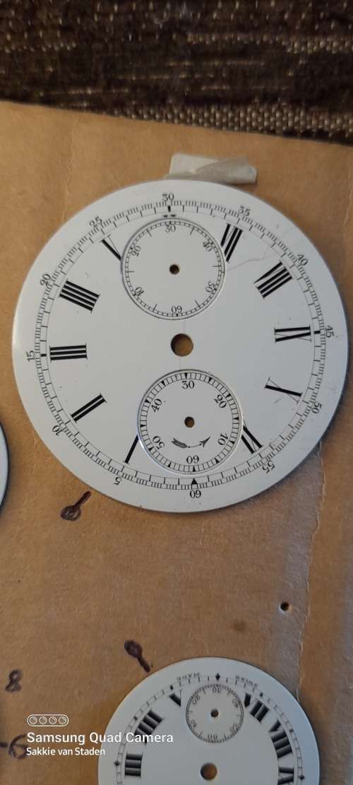 New old stock pocket watch/trench watch dials 45mm