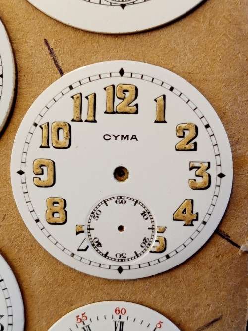 New old stock pocket watch/trench watch dials 30mm