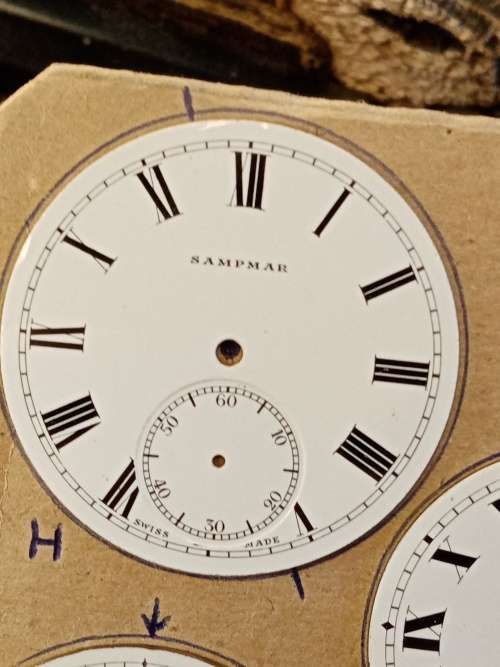 New old stock pocket watch/trench watch dials 45mm