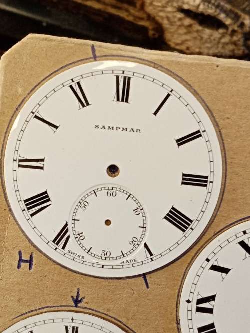 New old stock pocket watch/trench watch dials 45mm