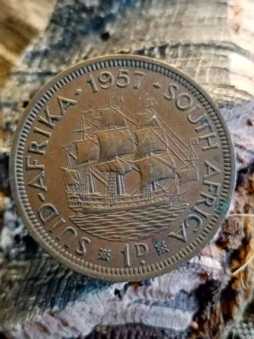 South Africa 1 penny 1957
