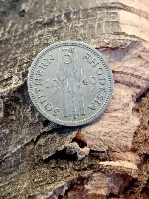 Southern Rhodesia 1949 threepence