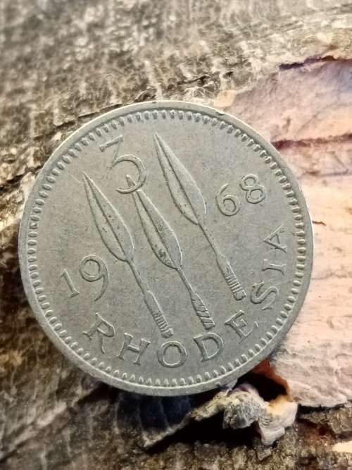 Rhodesia Threepence 1968