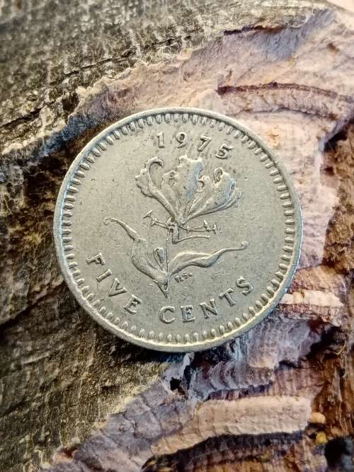 Rhodesia 5 cents 1975