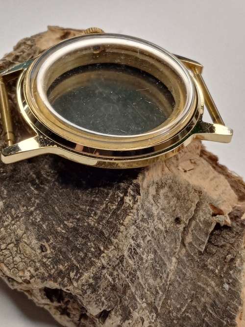 New old stock watch cases crystal intact Size: 34mm ex crown