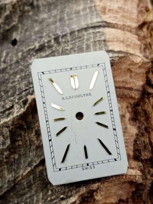 alecoultre New old stock watch dials length: 25mm width: 16mm