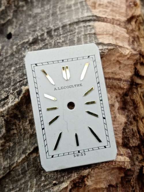 alecoultre New old stock watch dials length: 25mm width: 16mm