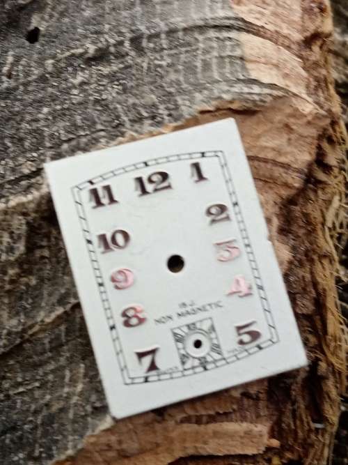 New old stock watch dials length: 24mm width: 28mm