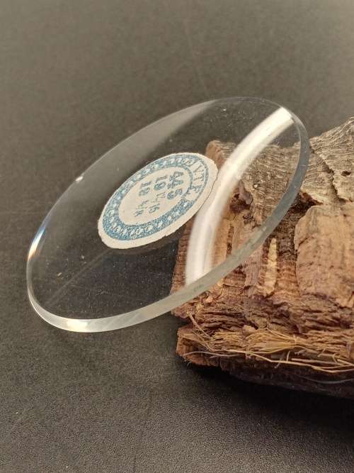 Domed pocket watch crystal thick size: 445