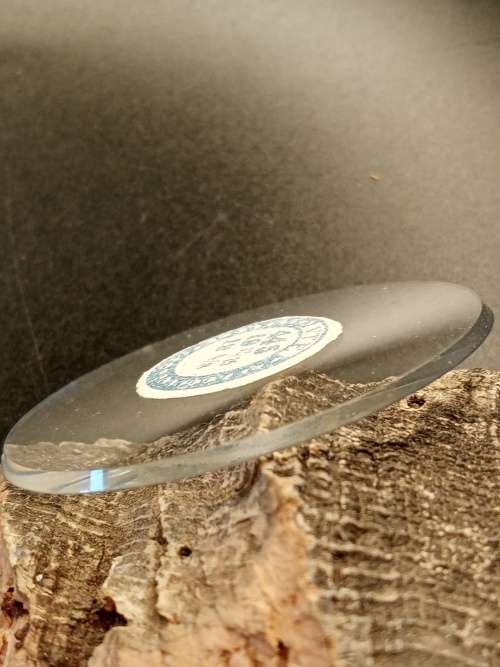 Domed pocket watch crystal thick size: 445